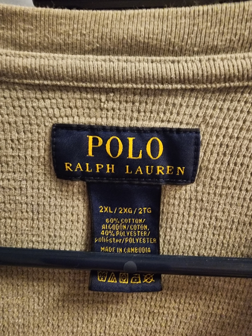 Polo by Ralph Lauren Long-Sleeve Crewneck Sweater in Taupe - Picture 3 of 4